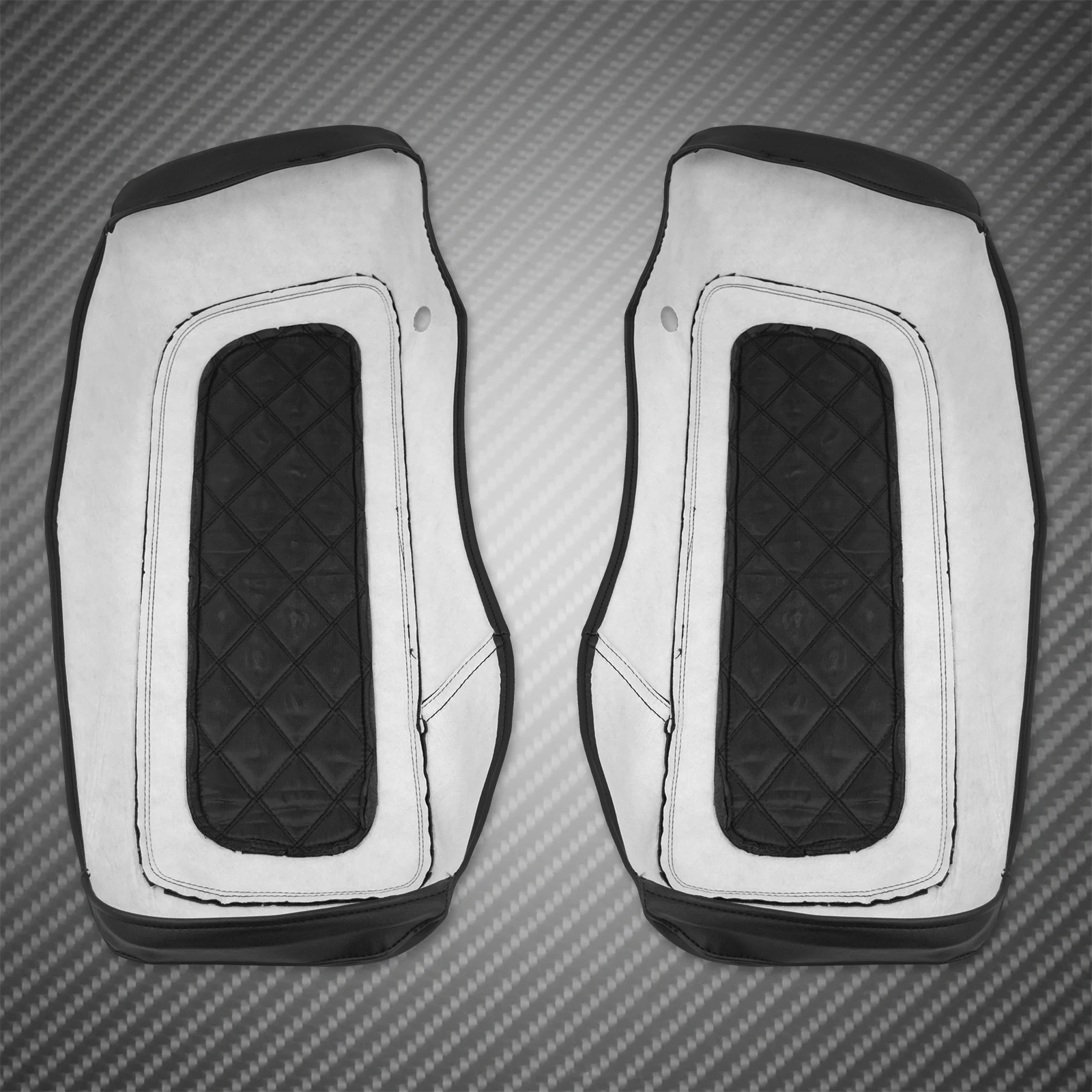 Motorcycle Hard Saddlebag Lid Cover Hard Side Bag Waterproof for Harley Road King Street Glide CVO Electra Glide FLHR 14-2024