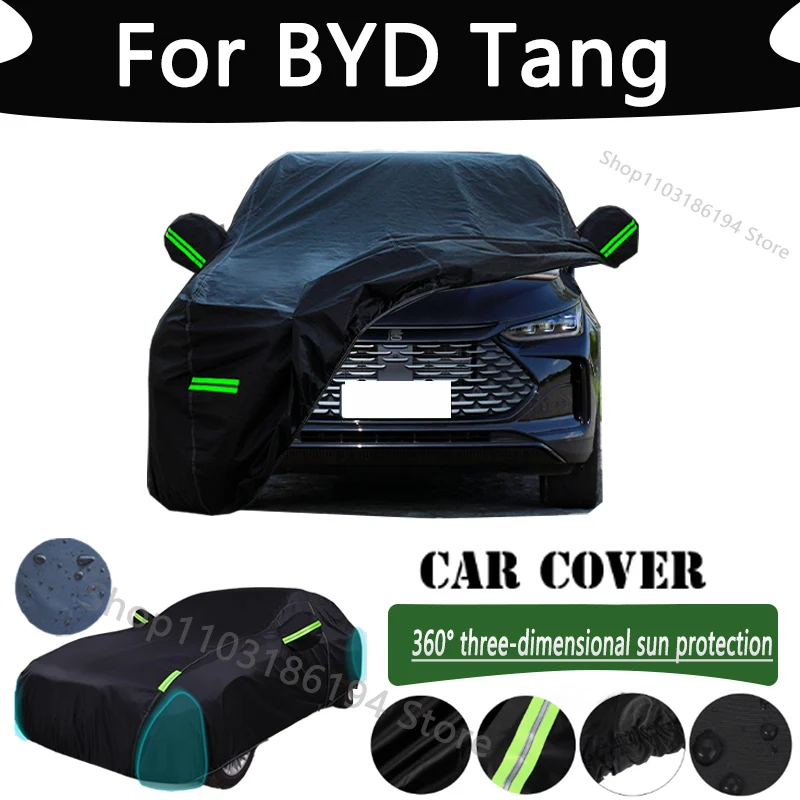 

For BYD Tang Outdoor Protection Full Car Cover Snow Covers Rainwater Sunshine Dustproof Scratches Car Cover