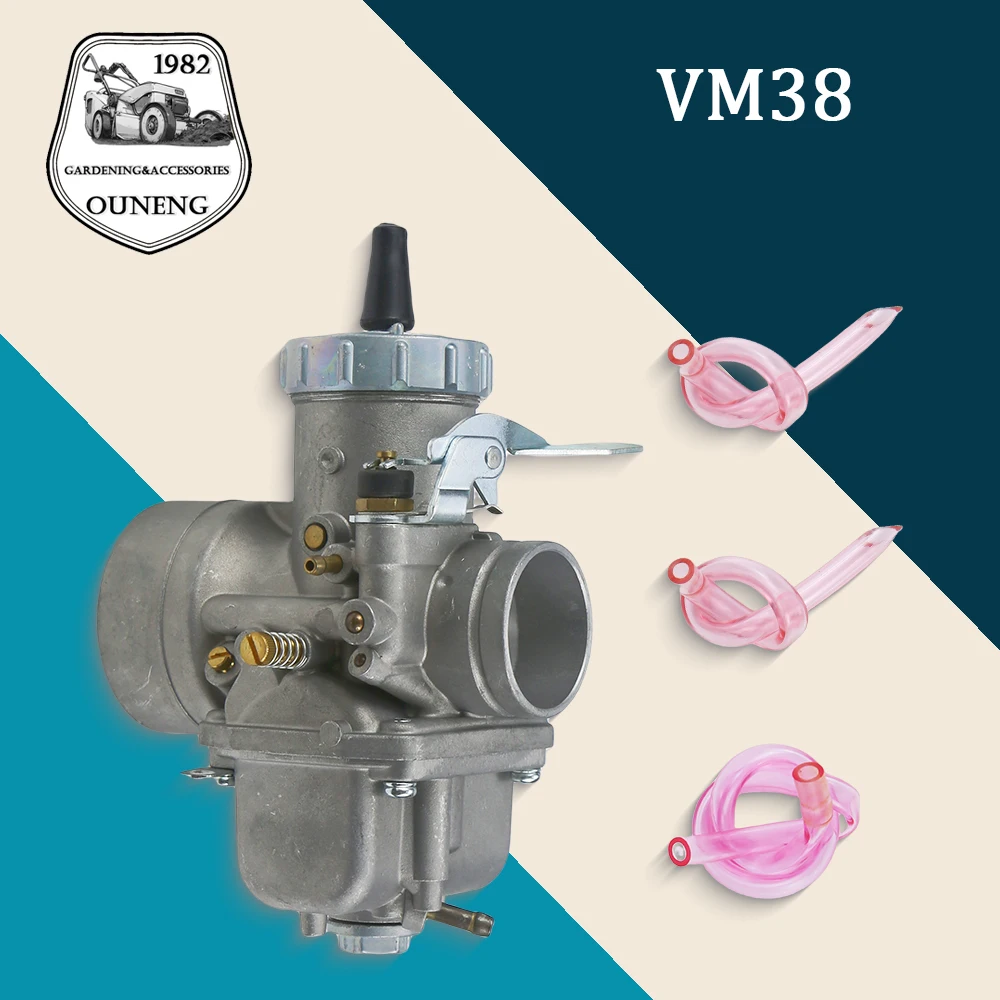

Motorcycle Carburetor VM38 38mm For Mikuni Round Slide VM Series Yamaha TZ350 VM38-9 250-500cc ATV Quad Carb 2 Stroke