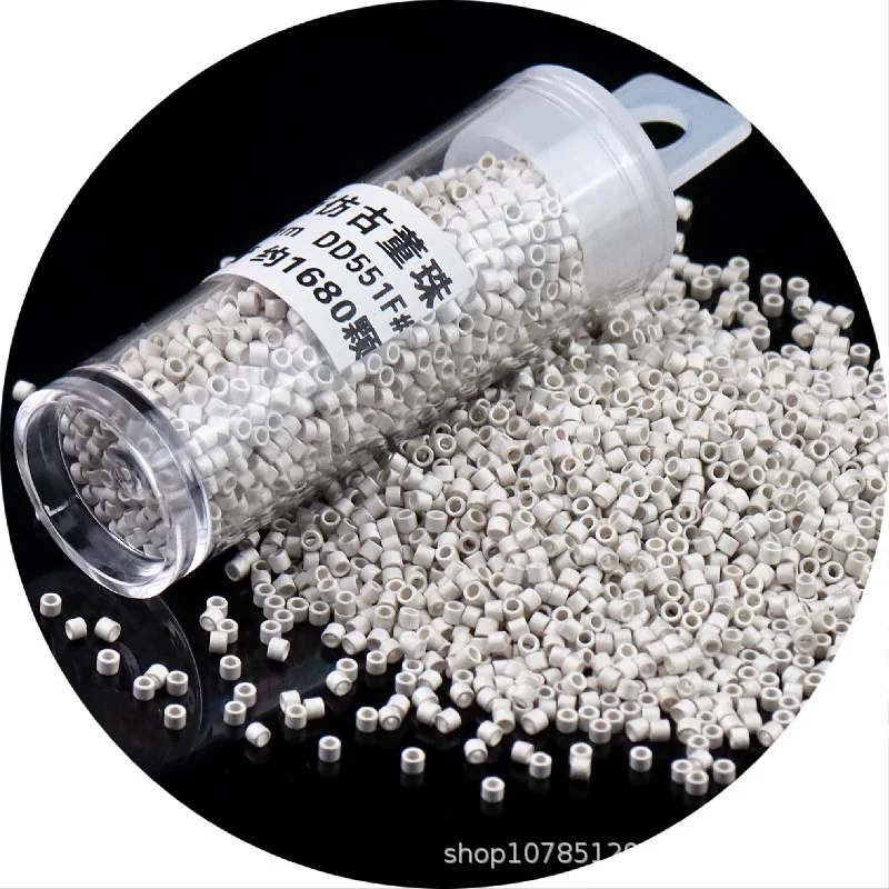 2000 stücke 11/0 1.3*1,6mm Generisches Metallic Farbe Glas Perlen Japanischen Uniform Lose Distanz Seed Perlen für Schmuck, der DIY Nähen