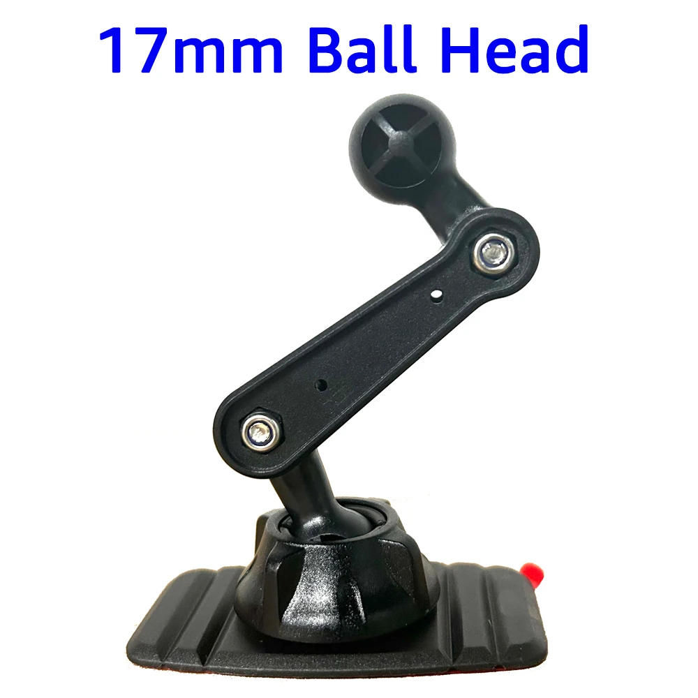 Universelle 17mm Kugelkopf-Autohalterung für Armaturenbrett mit 360-Grad-Rotation, Handyhalterung und Zubehör – Detail 6