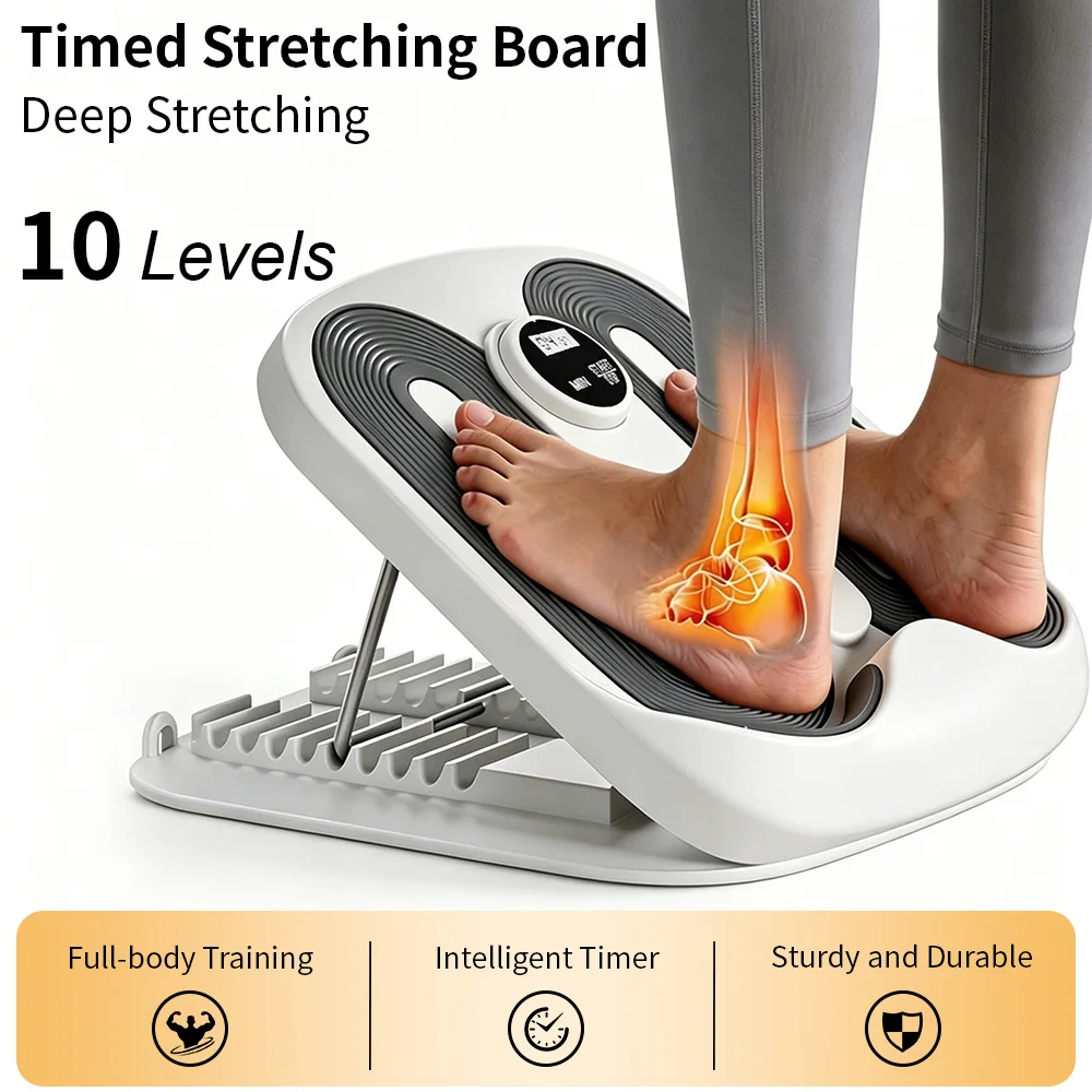 Timed Stretching Board Full-body Training Intelligent Timer Sturdy and Durable Portable Fitness Equipment 300KG Load Capacity