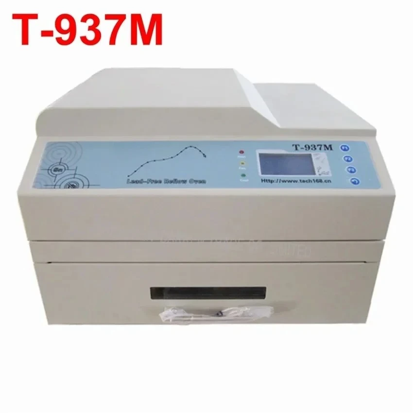 1pc New Arrival PUHUI T-937M Reflow Oven T937M Lead-free Reflow Solder Oven BGA SMD SMT Rework Sation T 937M Reflow Wave Oven