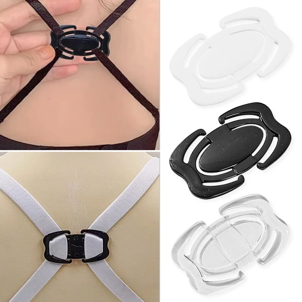 

Invisible Underwear Anti Slip Buckle Transparent Anti Slip Bra Shoulder Straps Pins Underwear Anti Slip Shoulder Adjustable