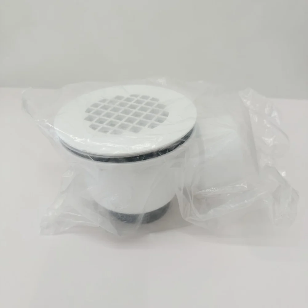 Side Drain Compatible Floor Drain for For AMERICAN Style Shower Bases with Controlling Design and Hair Filtering Function