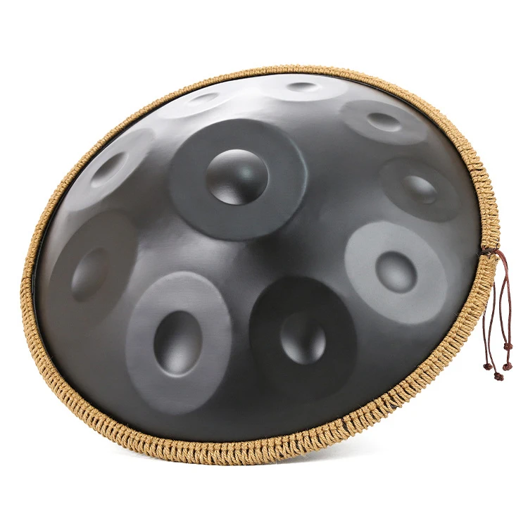 Sound Pan Drum 25 en 10 tonos, Handpan Steel Standard Sound Quality Handpan, Handpan, hecho a mano, instrumento