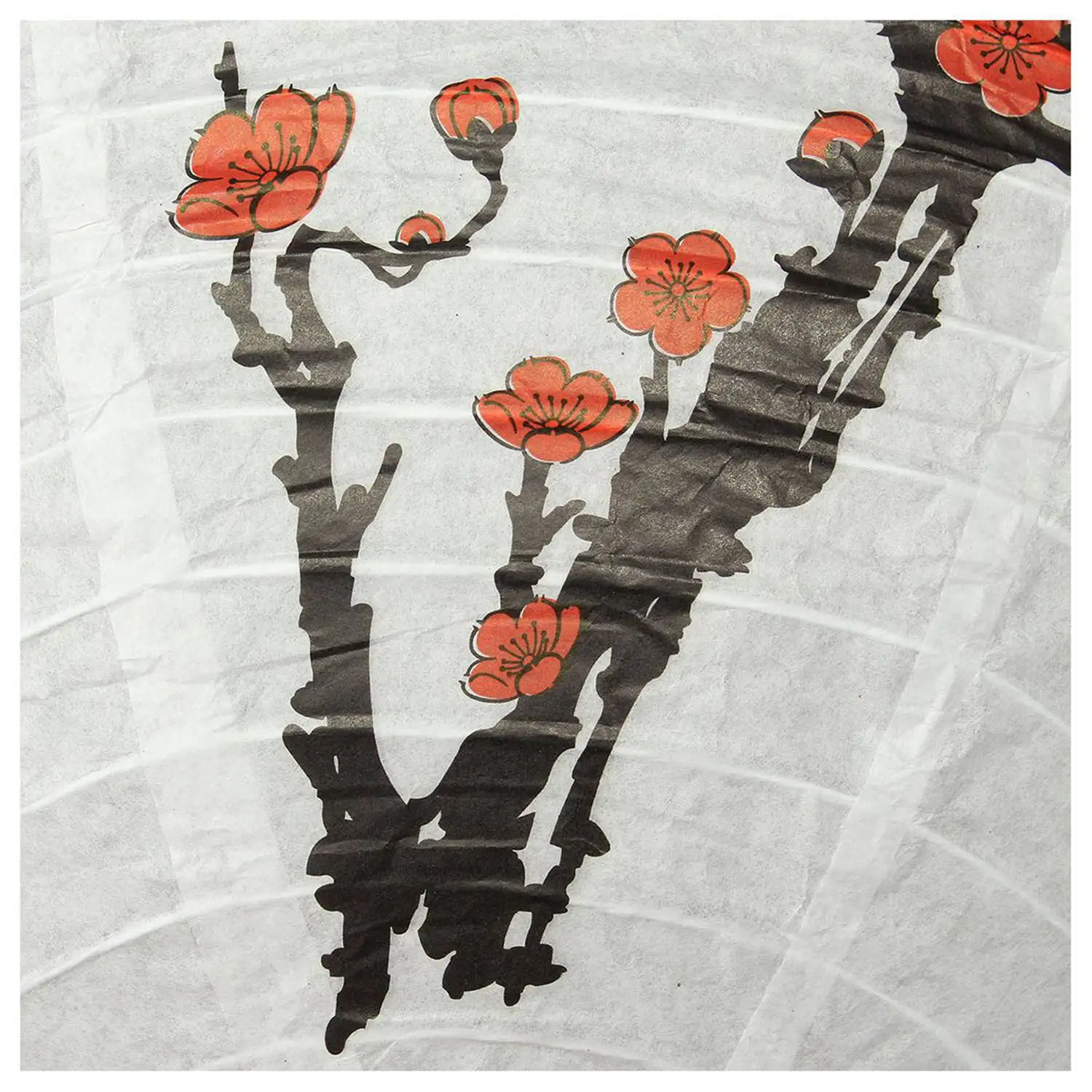 

-ABLP 2 Pcs 30Cm Lamp Shade Paper Lantern Oriental Style Light Decoration Plum Blossom