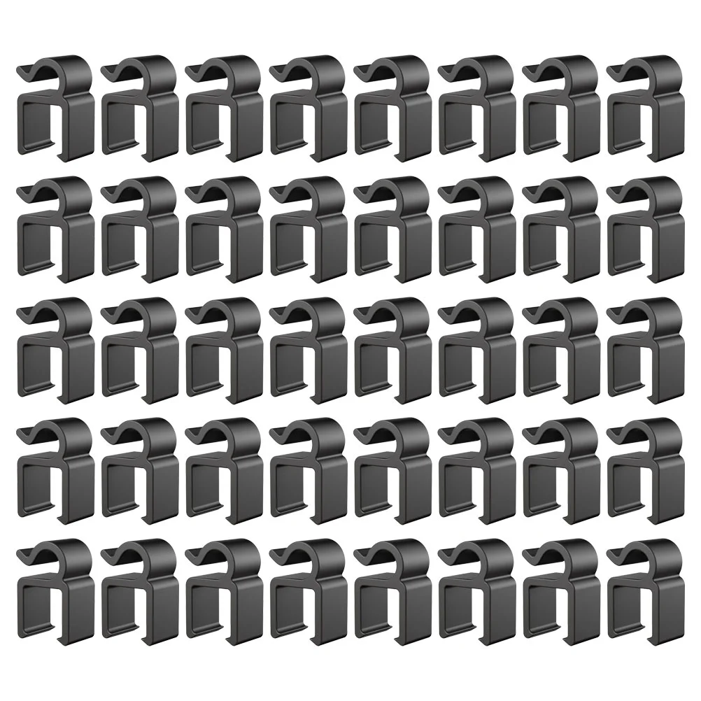 

40 Pcs Cord Clip Cable Clamp Tablet Plastic for Mic Clips Microphone Organizer Stand Arm Storage Fixing Holder