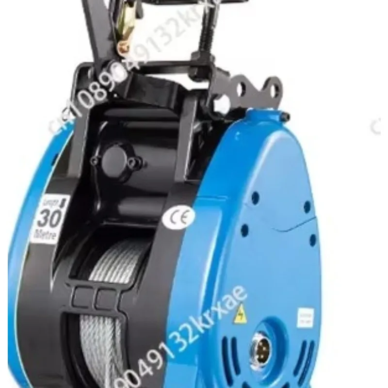 220V Mini Electric Hoist, Household Hanging Winch Pulley System, Small Crane for Air Conditioner Lifting