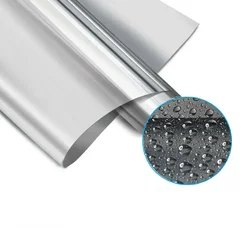 1 rotolo 20 * 10FT specchio per finestra universale non tagliato argento pellicola oscurante cromata vetri per auto adesivi in vetro accessori esterni