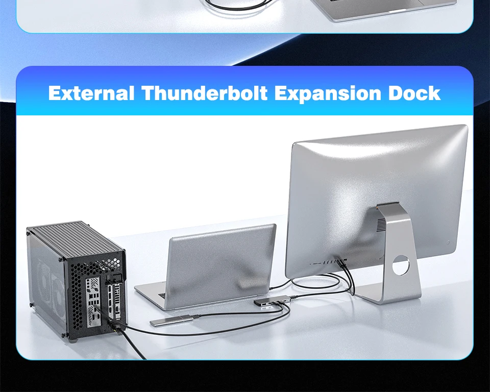 Thunderbolt 5 Kabel Weiches TPE 80Gbps Typ-C USB4 V2 Koaxialkabel USB-C zu C 240W 16K 8K für EGPU Mac MINI SSD iPhone 16 MacBook – Detail 16