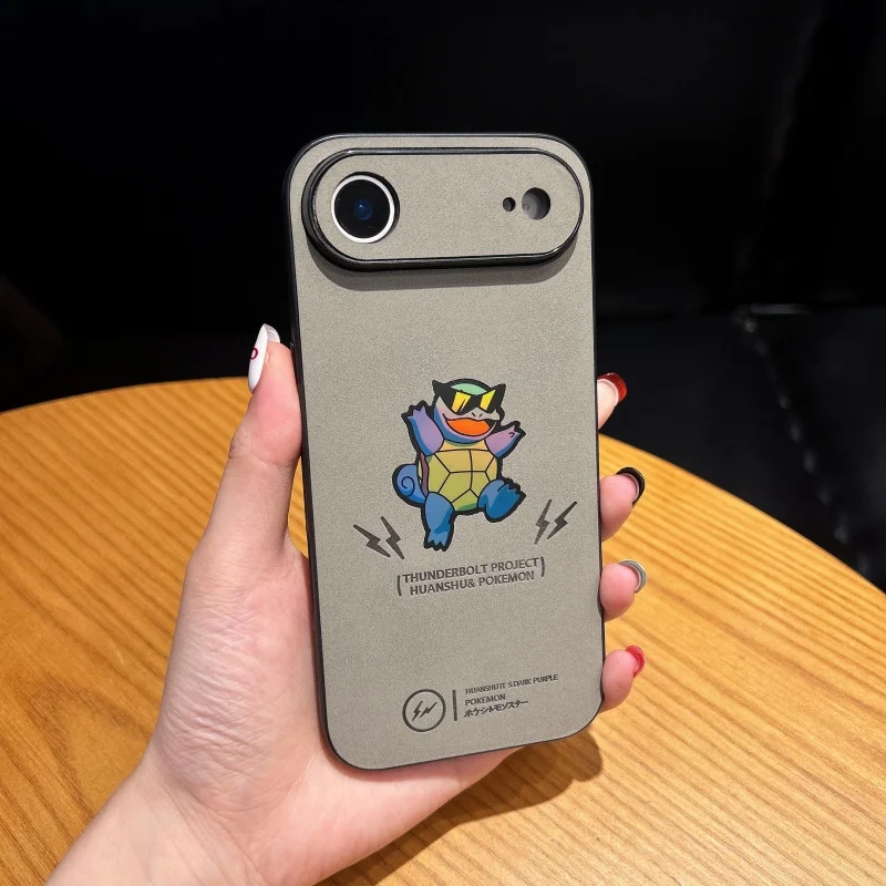 الفاخرة تنقش الجلود P-Pokemon السنجاب الليزر قضية الهاتف آيفون 11 12 13 14 15 16 17 برو ماكس زائد للصدمات الغطاء الخلفي ﻿ ﻿