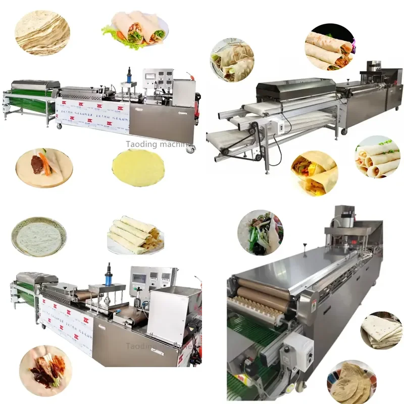 Recycling Machine 2026 10-40cm Flat Pita Bread Machine Roti Maker Arabic Bread Production Lines Lavash Corn/flour Tortilla