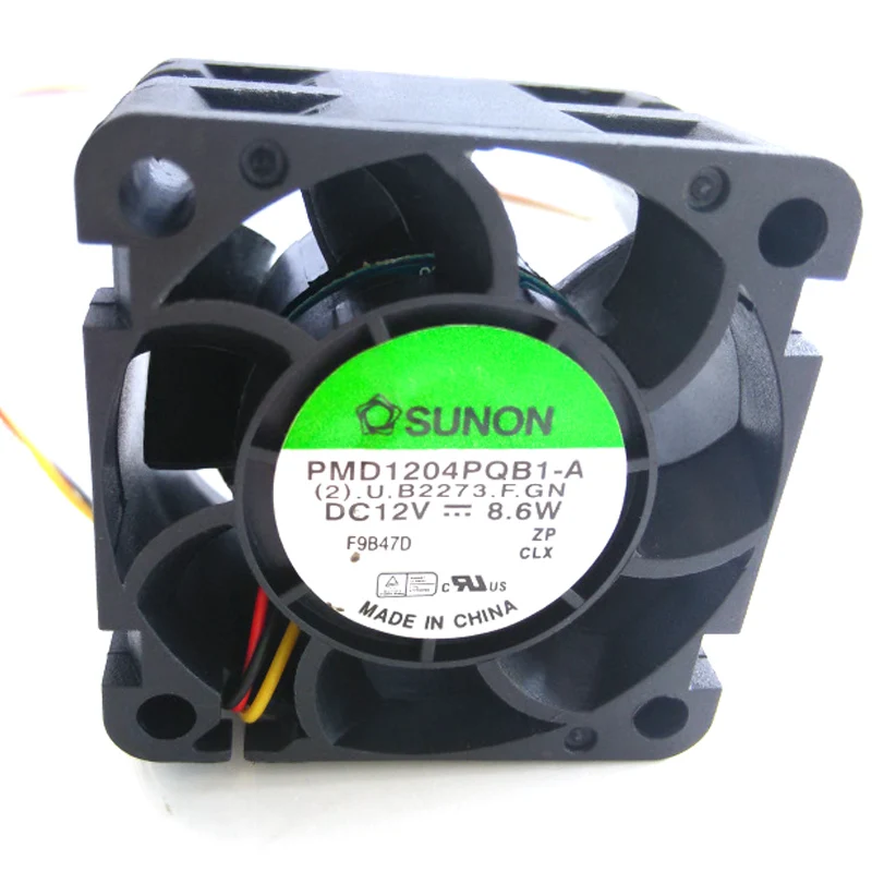 Sunon PMD1204PQB1-A 4028 축 냉각 팬, 8.6W, 12V, 3P