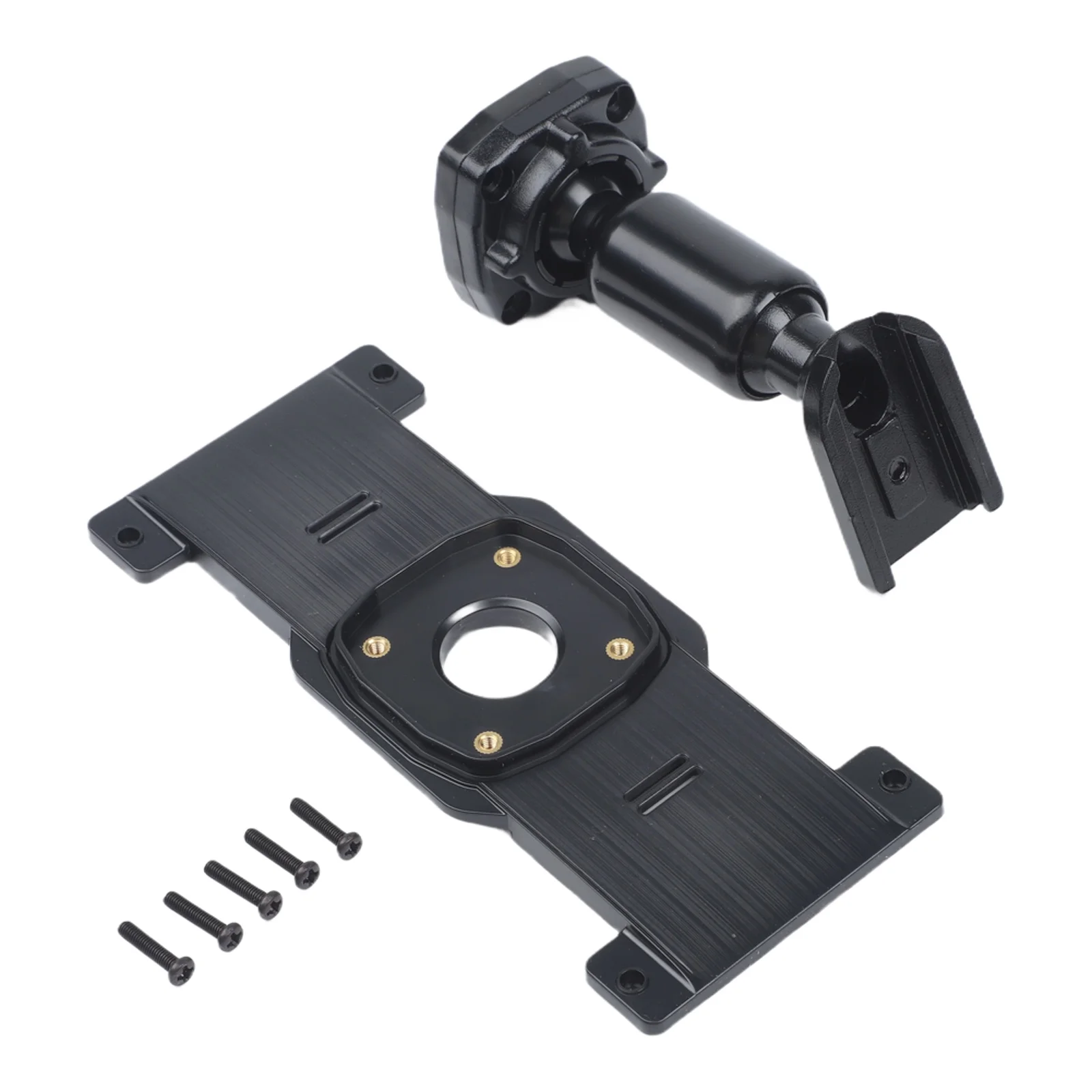 Metal Rear View Mirror Back Plate Panel and Mount Bracket for Dash Cam with Exact 13 5 x 5 9cm Screw Hole Compatibility