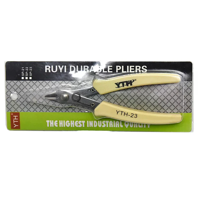 YTH-23 Cutting Pliers Diagonal Pliers Nipper Side Snip Cable Wire Cutter Clamp Mini Electronic Hand Tool Cutters