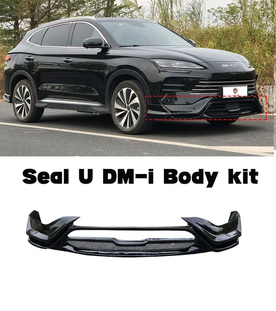 For BYD Seal U Dm-i Song Plus Body kit front chin diffuser