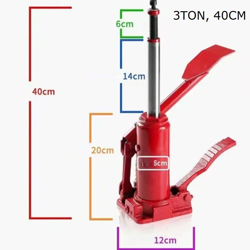 2TON-4Ton Pedal fuß typ hydraulische flasche Jack für ändern reifen von fahrzeug auto off-road-SUV off-road reifen reifen ändern – Detail 3