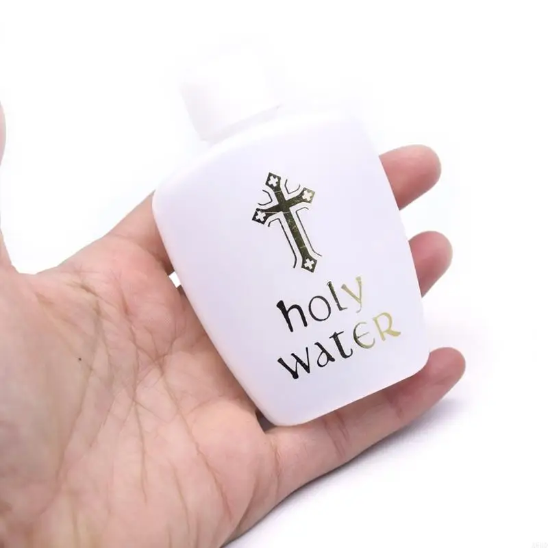 A6HD 60 botella católica Lourdes Botella agua Botella Tamaño viaje Católico Botella plástico