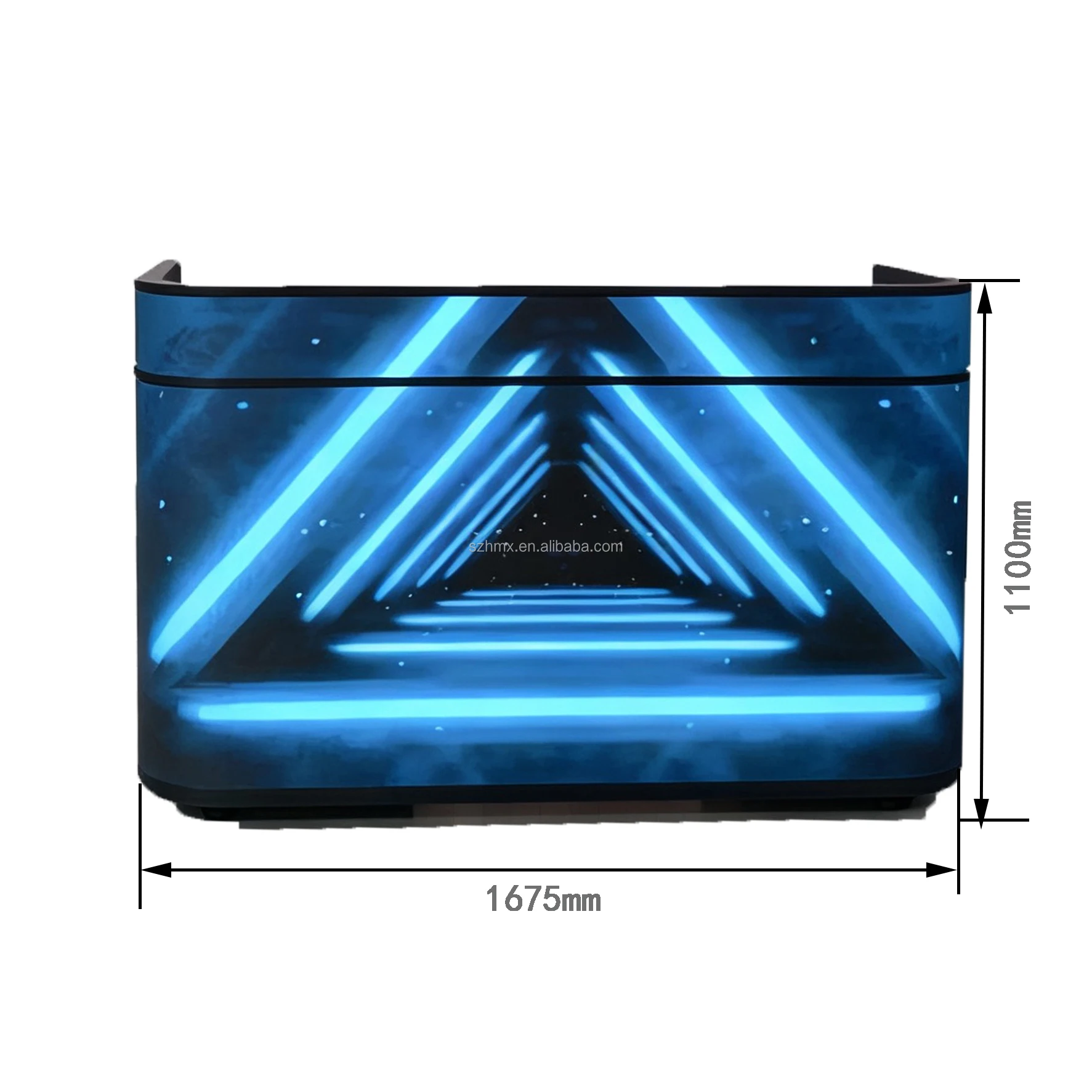 Seamless Visual Dj Desk Stand Facade Booth Podium Table Portable Led Video Display Screen 1.8 Dj Booth view 3