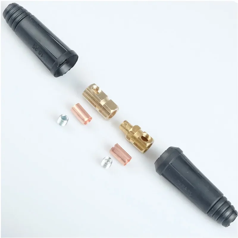 Electric Welding Machine Cable Quick Connector Butt Socket Accessory Pure Copper Welding Handle Wire Coupler Tool European Style