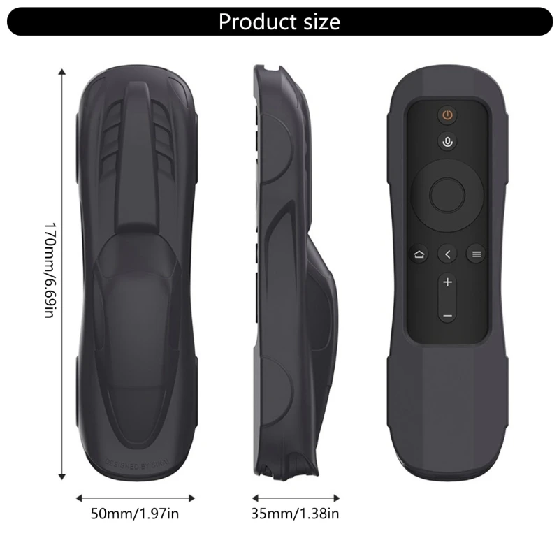 Manchon protection en Silicone antichoc pour boîtier télécommande 4A 4S avec lanière, livraison directe