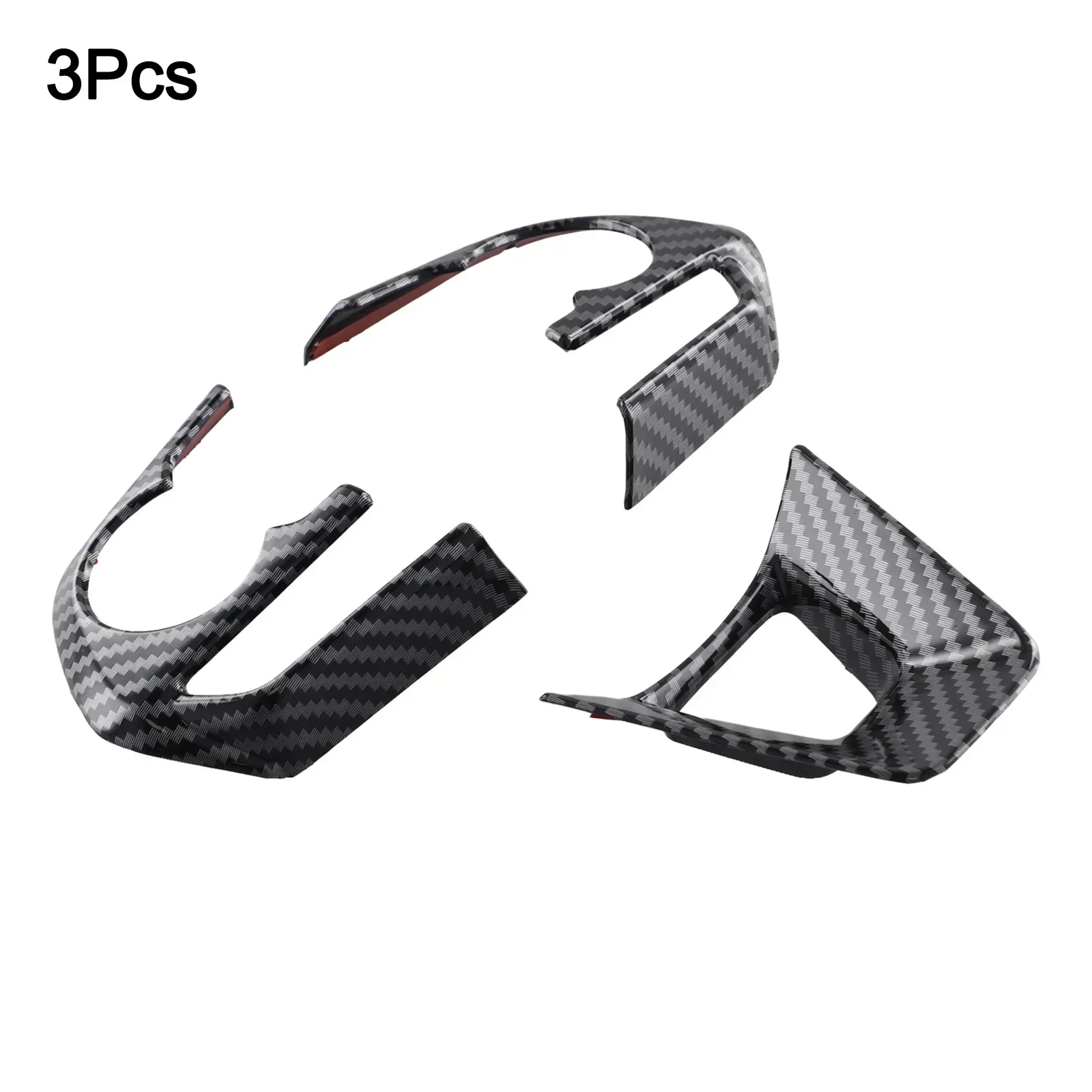 3Pcs Brand New Car Steering Wheel Button Panel Cover Trim For Toyota- For RAV4- 2019-2024 Easy Installation