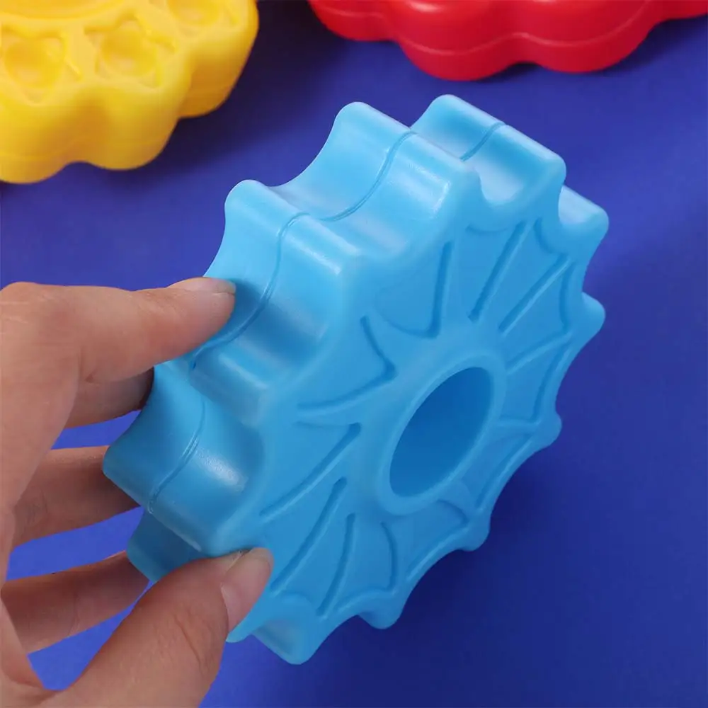 Rainbow Ring Stacker Rainbow Spinning Stacking Toys Early Education Puzzle Rotating Rainbow Tower Ferrule Stackable