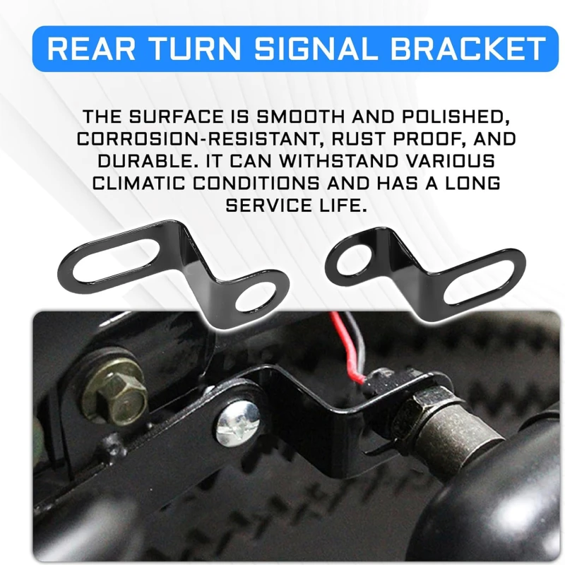 1Pair Motorcycle Lamp Brackets Turn Signal Light Lamp Mount Headlight Brackets Motorbike Fork Indicator Mount Lamps Holder