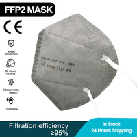 10-100pcs 5layer Kids KN95 Mask Child Disposable Dust Mask Full Face Masks Non-woven Fabric Facemask Virus Mouths Fpp2 Covers