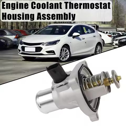 Car Accessory Engine Coolant Thermostat Assembly 96984104 For Chevrolet Aveo Cruze Sonic Orlando Vauxhall Opel Astra Zafira