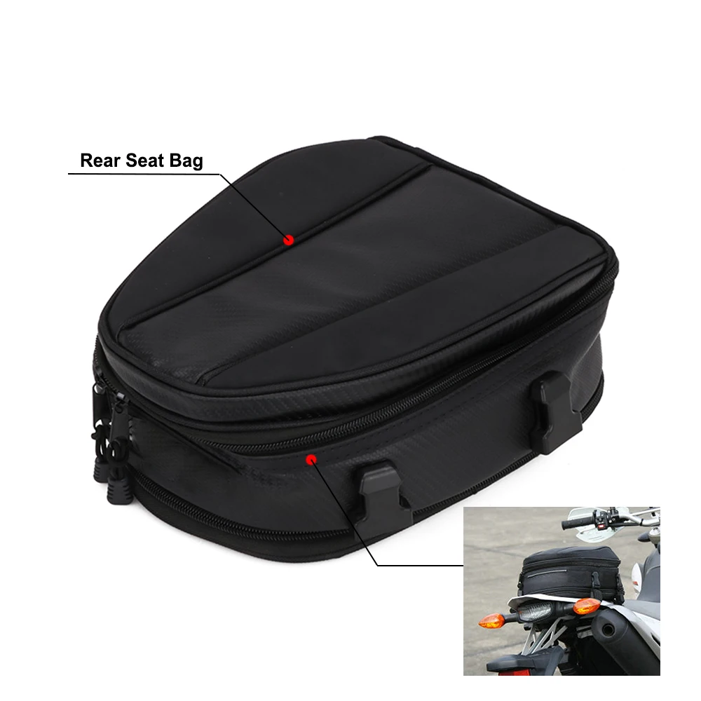 AliExpress JFGRACING Tail Bag Motorcycle Parts Rear Seat Bag Back Bags Waterproof Universal For KTM Suzuki Dirt Pit Bike Motorcycles Accessories