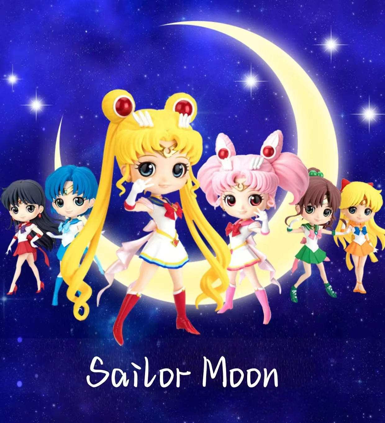 Sailor Moon Model Kaiou Michiru Usagi Tsukino Anime Figures Model Assembly Children Toy Girls Christmas Gift