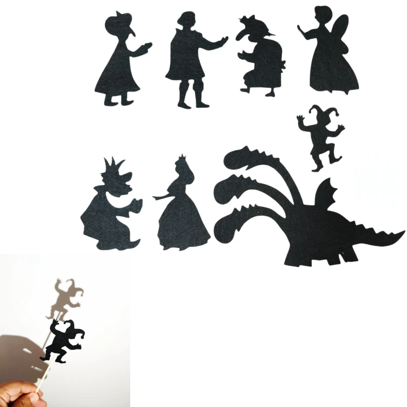 Children's Storytelling Accessories Monster Shadow Puppetry Stories Home Supplies Movie For Room Children's party supplies