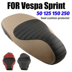 Leather Seat Cover Insulation Seat Cushion Cover Protector For Piaggio VESPA Sprint 150 125 50 150 250 Motorcycle Accessories