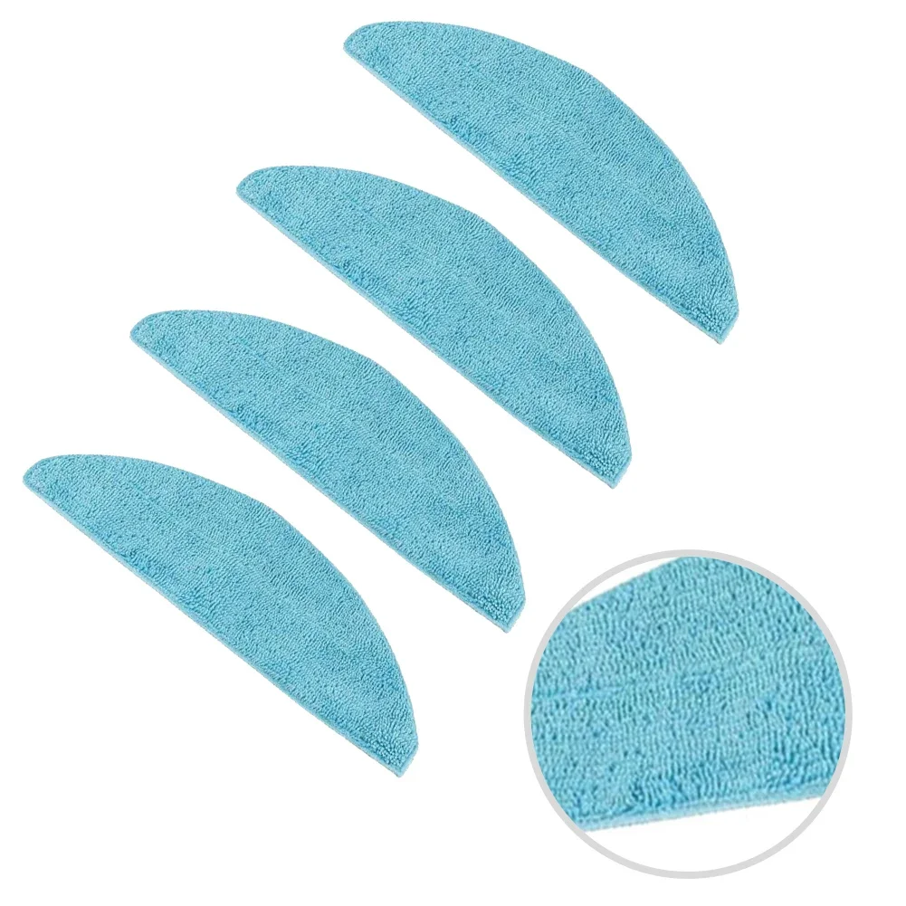 Microfiber Pad Mop Cloth Kit Home Mopping Number Of Pieces 4 Replacement Mop Cloth For Robot Mop Soft Absorbent