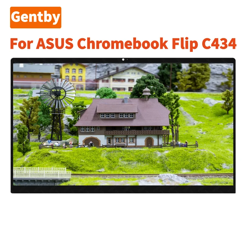 

Оригинальный Новый ЖК-экран в сборе для ASUS Chromebook Flip C434 C434T C434TA FHD 1920*1080, 14 Дюймов, 30 контактов, Замена платы