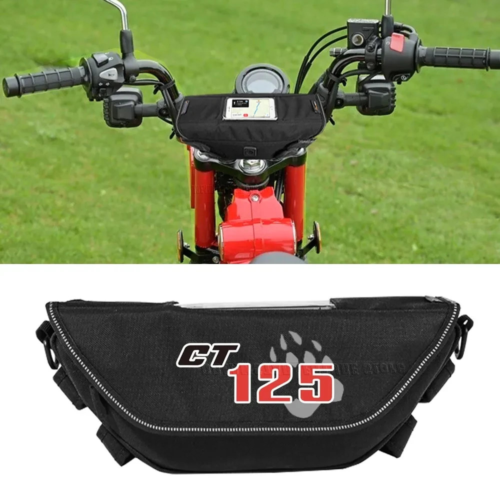 

For Honda Hunter Cub CT125 ct125 2019 2020 2021 2022 Waterproof motorcycle handlebar travel navigation bag