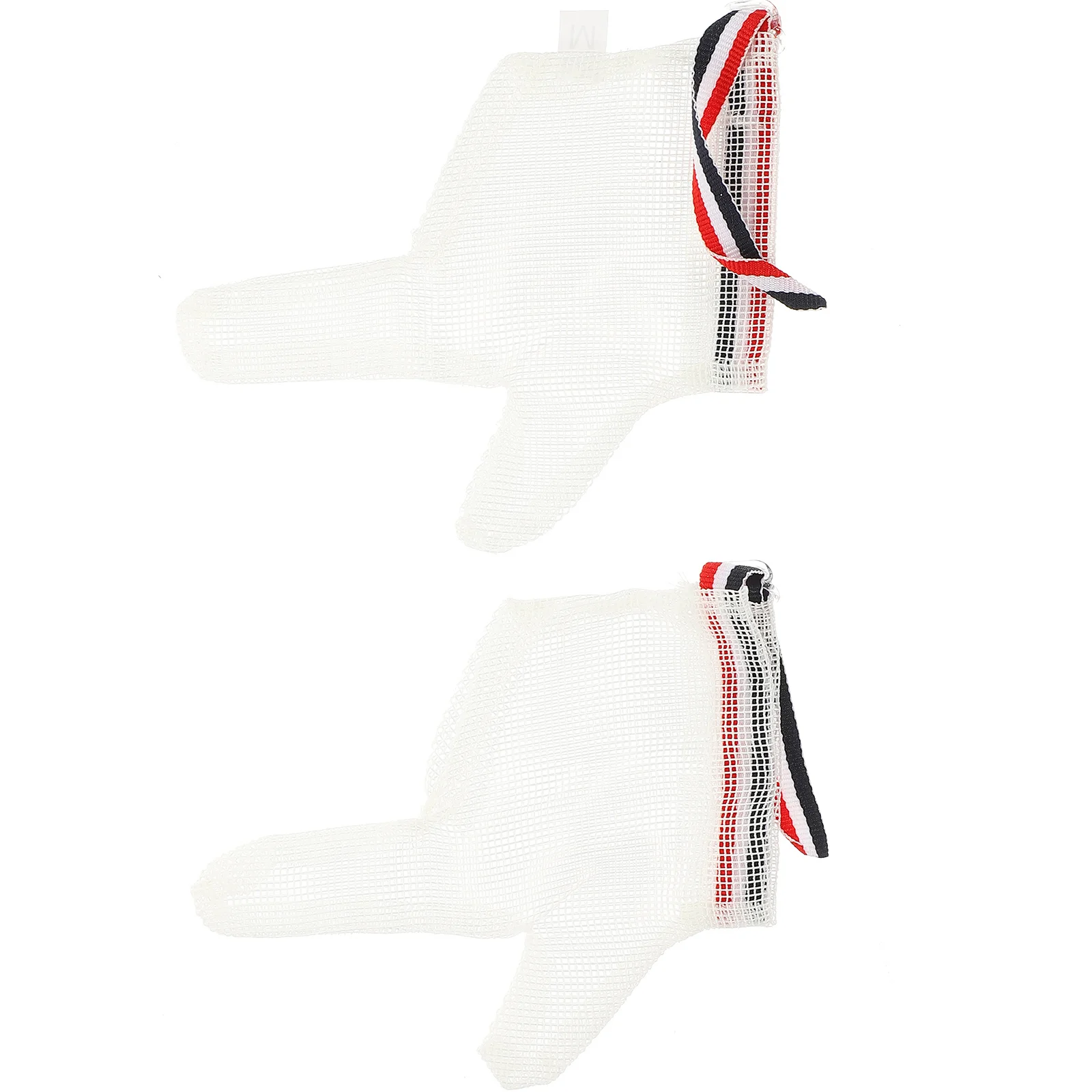 

Children Finger Biting Cover Gloves Anti Thumb Sucking Double Finger M Size Random Color Strap Baby Quit Sucking Skin Friendly