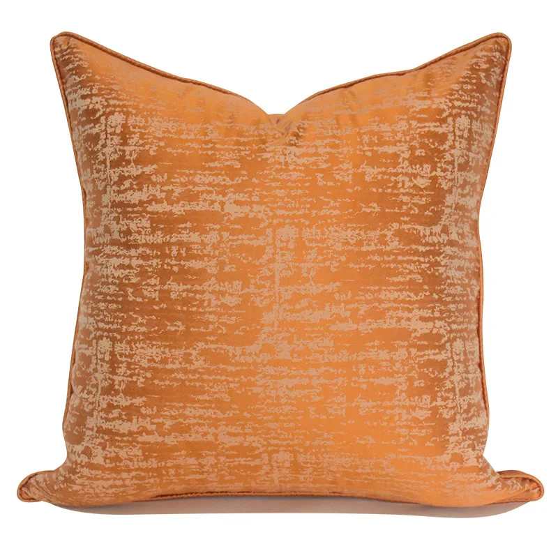 Design Luxury Sofa Cushion Cover Orange Geometric Pillow Cover for Home Hotel Sofa Bedroom Decoration 30x50 45x45 50x50 40x60cm
