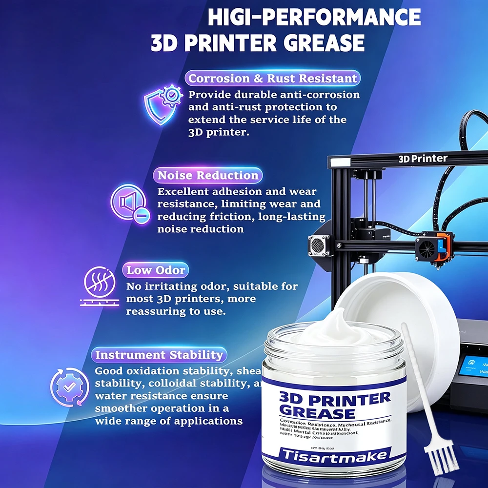궁극의 3D 프린터 윤활제: 리드 스크류 및 선형 레일 - 3D Printing Guide 리뷰 및 가격