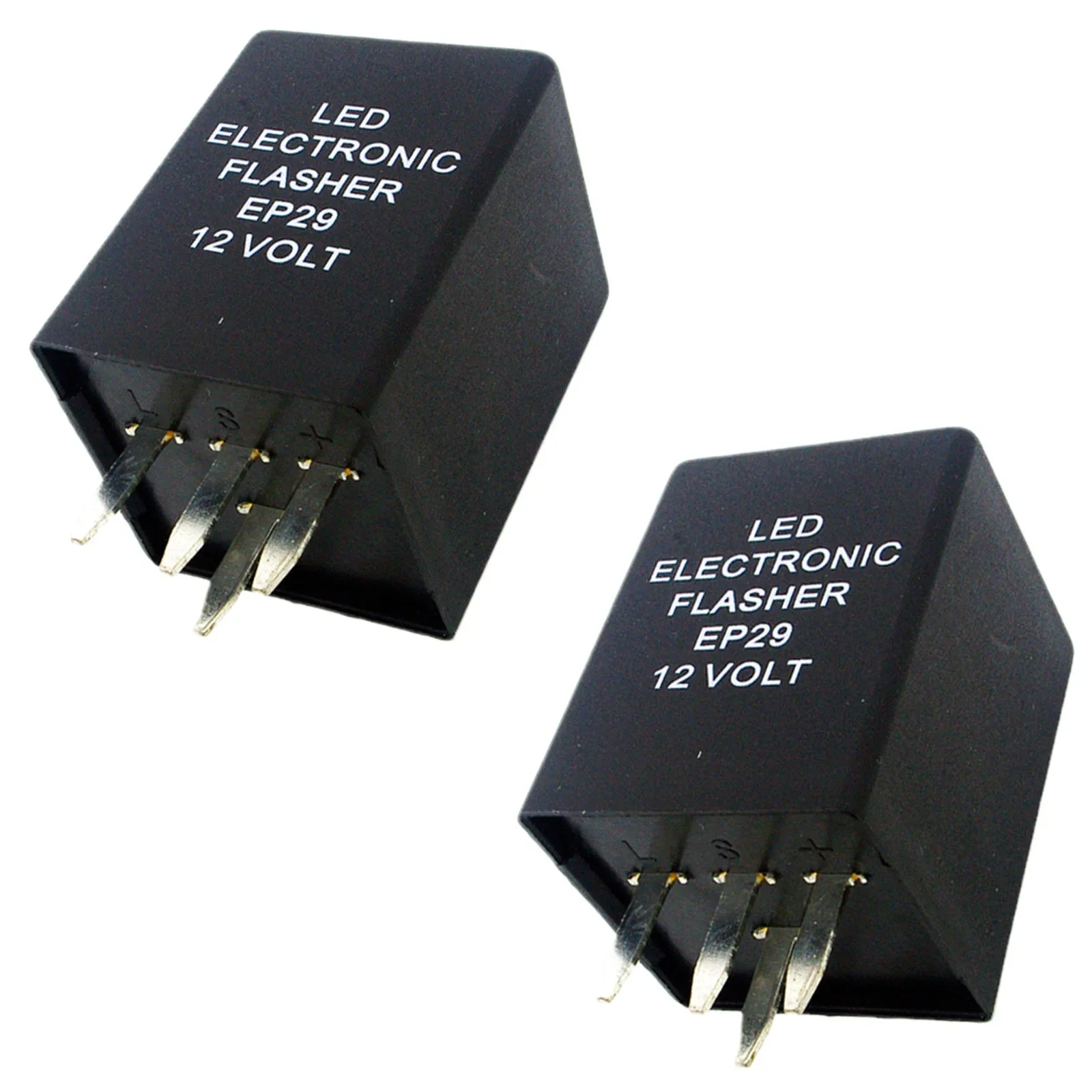 4-Pin EP29 LED Flasher Decoder 4 Pins Electronic Relay Car Fix LED SMD Turn Signal Light Error Flashing Blinker 12V 10A ABS