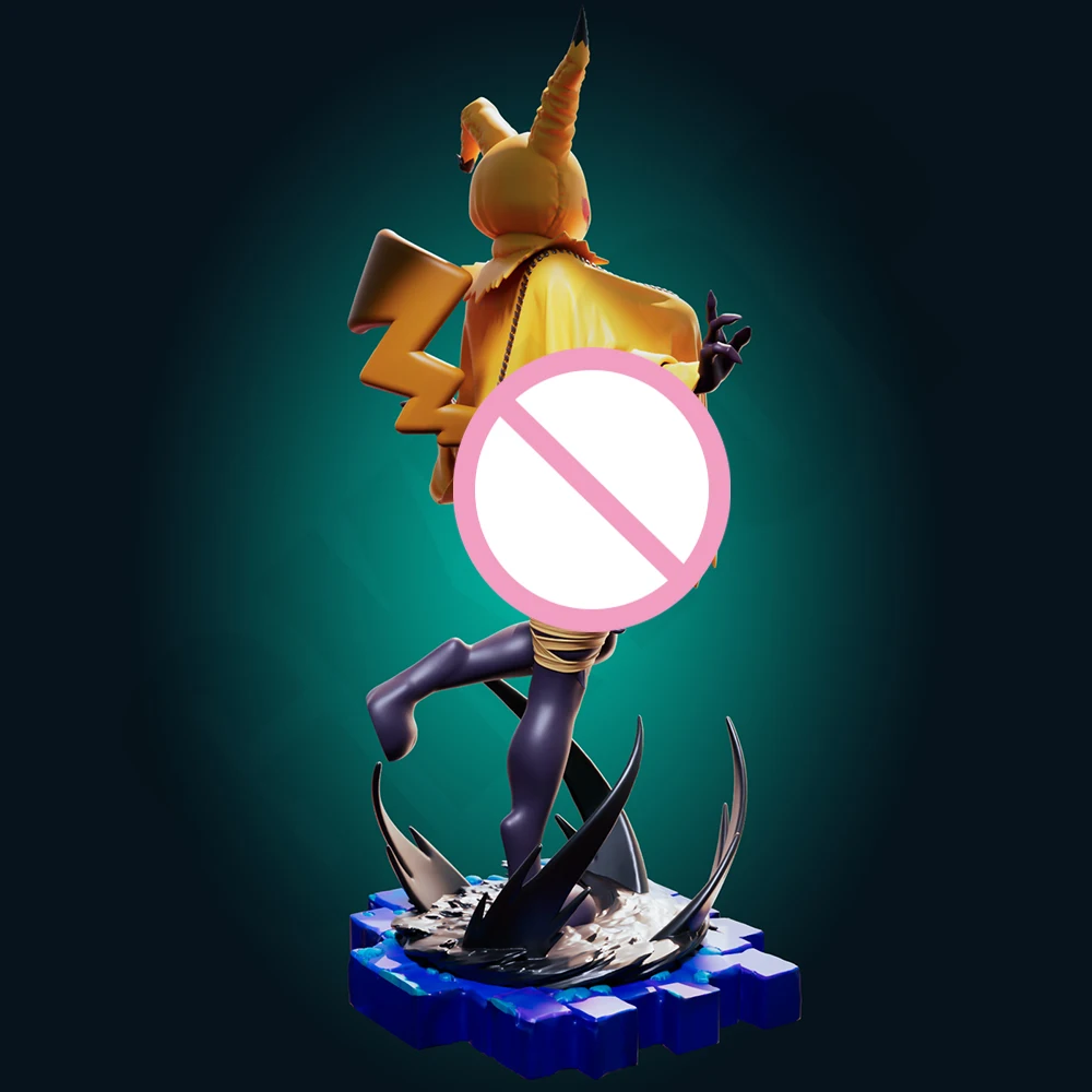 1:24 فوتا ضابط رو شبح ماوس NSFW ثلاثية الأبعاد طباعة الراتنج مجموعات الالعاب Gk غير مصبوغ تمثال لتقوم بها بنفسك المفكك تمثال أرقام نموذج اللعب