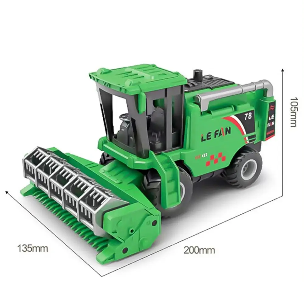 Kinder Auto Spielzeug Trägheit Traktor Spielzeug Lkw Pull-back-Lkw Modell Engineering Fahrzeuge Spielzeug Kinder Simulation Bauernhof Harvester Spielzeug