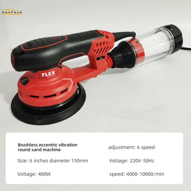 German FLEX 6 Inch Grinding Machine Orbital Electrical Multifunction Vacuum Head Putty For Car Polisher Wood Corners Sander