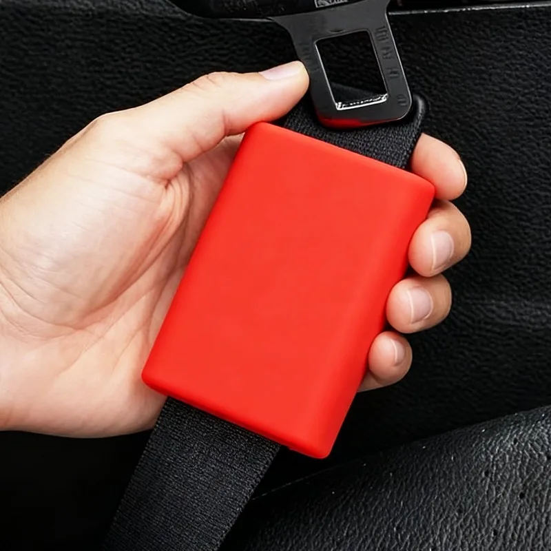 Universal Auto Sitz Gürtel Basis Abdeckung Auto Sitz Gürtel Buchse Schutz Dekorative Staubdicht Silikon Auto Verwenden Zubehör
