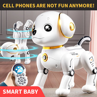 my melody funny gift-kawaii 22cm intelligent mini rc robot dog,voice interaction stunt pet dog,children toy,kids electronic toys