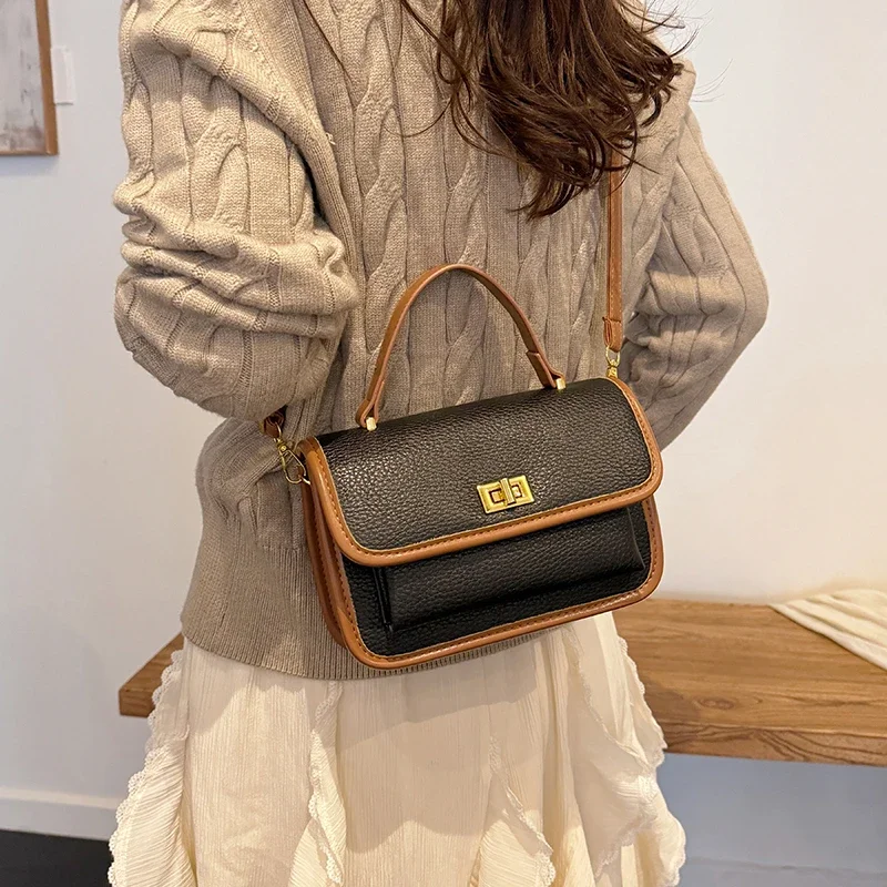 حقائب اليد النسائية الشهيرة حقيبة الكتف، حقيبة جلدية كروسبودي رسول أنيقة من قبل المصمم الشهير الفاخر