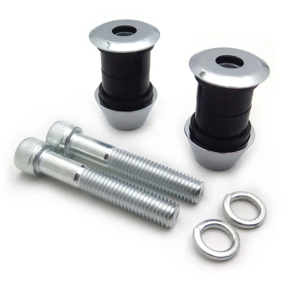 Motorcycle Handlebar Riser Bushings W/Bolts 1/2