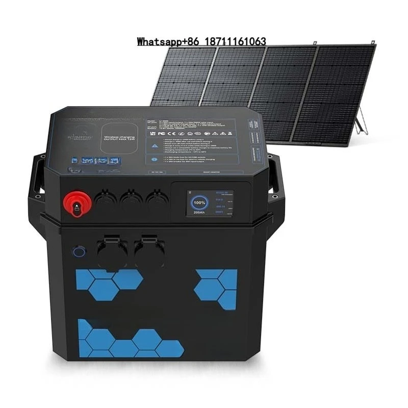 

Portable Station Battery Smart Battery 12V Home 2000W 4000W Capacity Cycle RV Emergency Solar